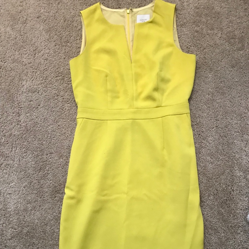 J Crew size 4 yellow dress